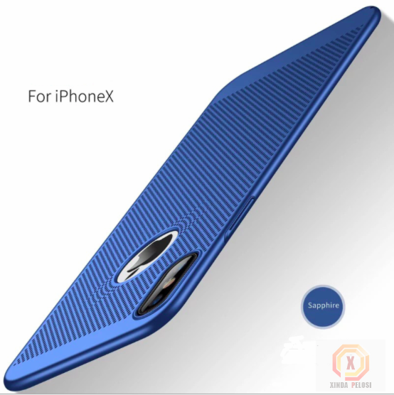 Iphone X Personalised Phone Covers Heat Dissipation Mesh Rubberized Hard PC
