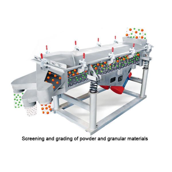 Multilayer Screening Machine Linear Vibrating Screen For Silicone Plastic Particle