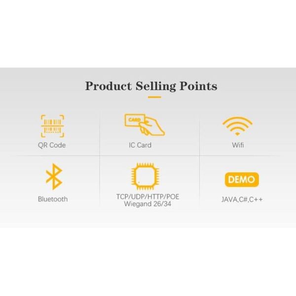 Digital Qr Code Access Control Reader Mifare Card Reader Wiegand 26