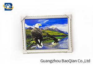 Cheap 3D Gift PET 3D Lenticular Pictures Flips Photo Of Eagle Animal Support Printing Service for sale