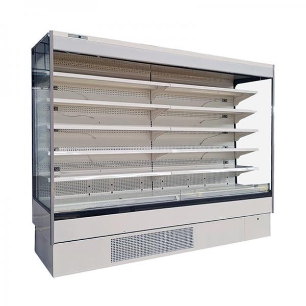 Quality Commercial Upright Supermarket Open Display Fridge with Adjustable Shelving wholesale