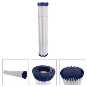 Cheap PU Top Pleated Filter Cartridge , Polyester Media Synthetic Air Filter  for sale
