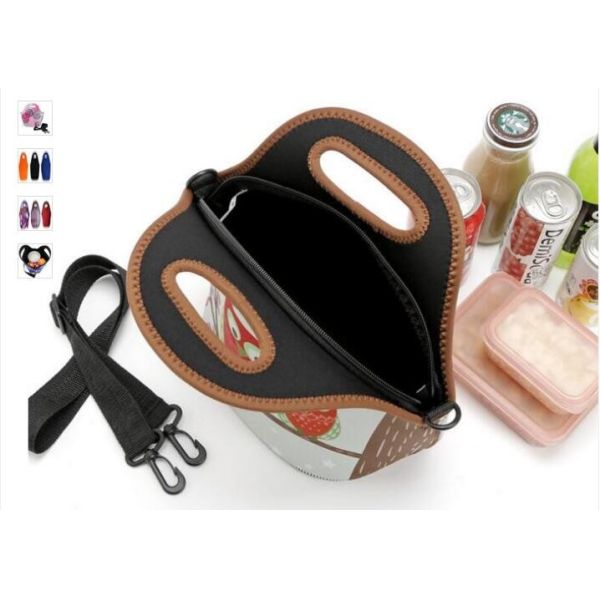 Freezer Bags Color Cold Insulation Waterproof Convenient Portable Ice Meal Packages Refrigerator Cooler Lunch Bag bageas