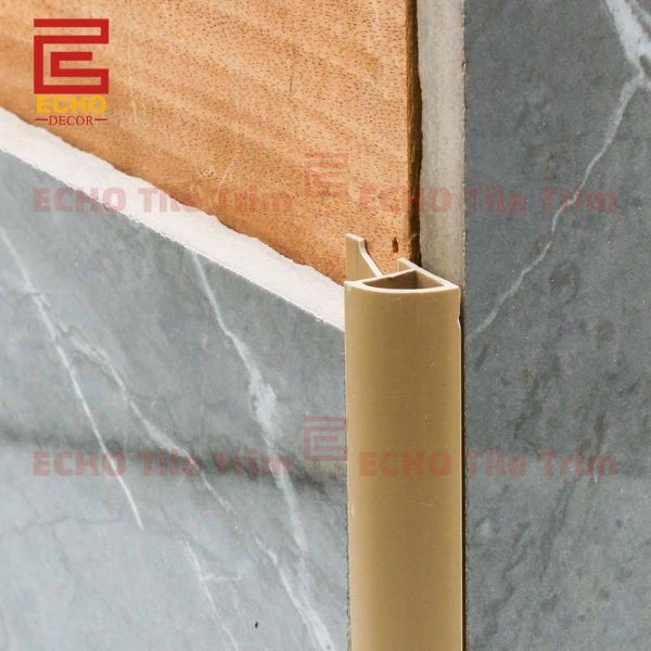 Plastic Quadrant Edge Tile Trim Colours Tile Edging Strip For Tiles
