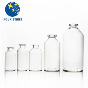 Cheap Heat resistance Injection Glass Vials Neutral Borosilicate Glass for sale