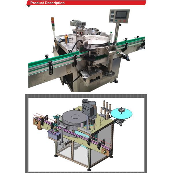 Low Noise Hot Melt Glue Labeling Machine Multifunction High Speed Labeller