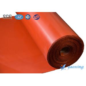 Buy cheap Aging Resistant Silicone Coated Fiberglass Fabric Two Sides Silicone Rubber from wholesalers