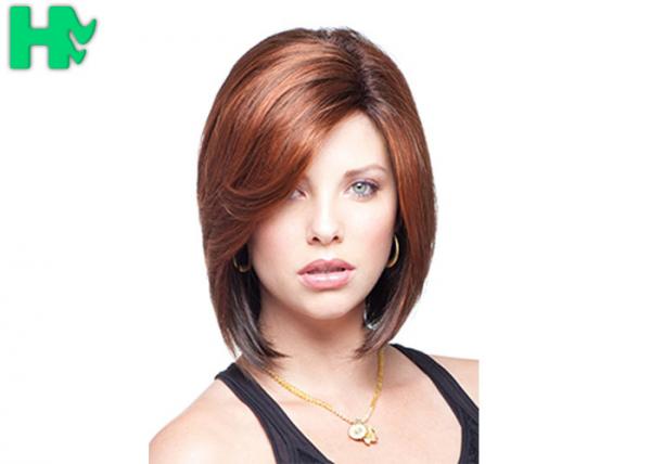 Quality 5 cm Straight Front Lace Synthetic Hair Wigs With Bleached Knots wholesale