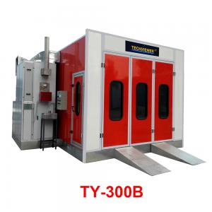 Cheap 80℃ Steel Car Paint Booth Baking Oven With Italy Brand Diesel Burner Automotive Spray Booth for sale