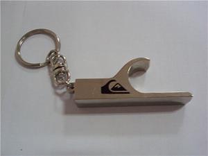China Metal claw bottle opener key chains,white nickel plated,branded promotional gift key chain on sale
