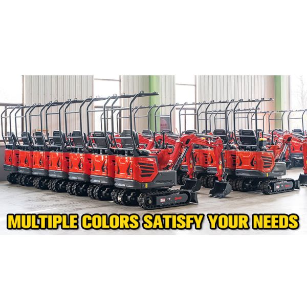 Multifunctional Toros Mini Excavator 1 Ton Micro Digger With Koop Engine