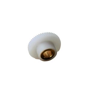 Cheap Plastic POM Miniature Spur Gears Brass Insert 56T 0.4M 20PA AGMA 7 for sale