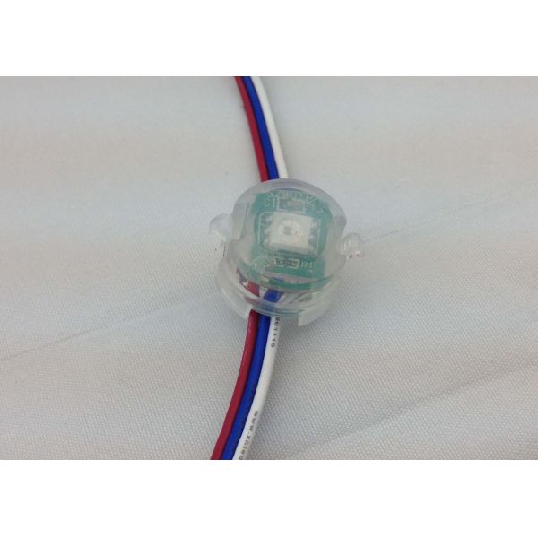 IP67 20MM Controllable DC5V RGB LED Pixel Light With UV , Fire Protection