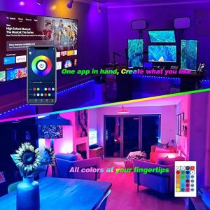 Buy cheap RGB led strip IP65 3m Smart USB LED Light Strip 10m 16 Million Color For KTV from wholesalers