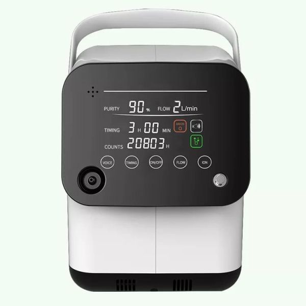 1 - 7L Oxygen Concentrator Adjustable With Big LED Screen