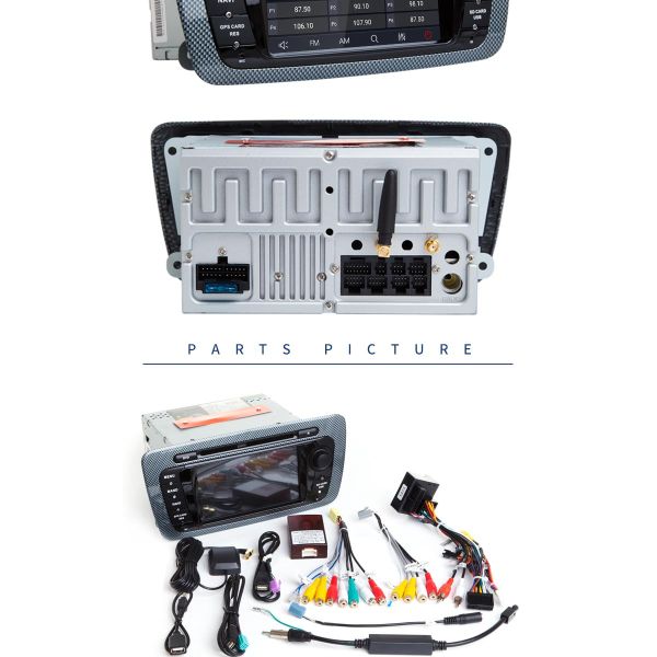 6.2" Android Car DVD Player Bluetooth - Enabled Built - In GPS CD Player