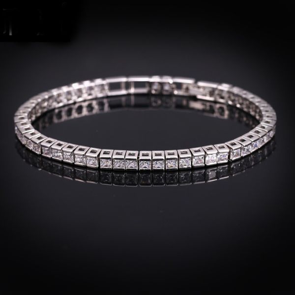 Fashion Bangle AAAA Cz Gold Silver color Wedding Bracelet bangle for women Fashion accessaries