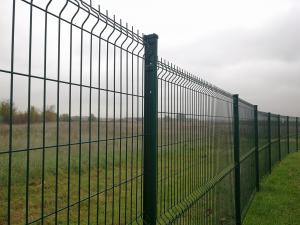 China 3D Bending Curved Welded Iron Wire Mesh Garden Security Fence PVC Powder Coated on sale