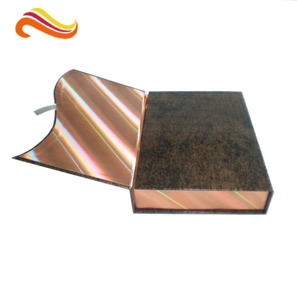 Black Custom Paper Packaging Box , Custom Printed Gift Boxes For Perfume Bottle