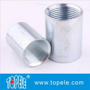 Cheap 1/2to 6 Thread Zinc Coating Electrical Galvanized Steel IMC / Rigid Threaded Conduit Coupling for sale
