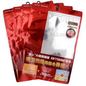 Cheap HOOK HANDLE POLYBAGS, RIGID HANDLE ZIPPER BAGS, SWIMWEAR BAGS,Custom Made Clothes Underwear PVC Packaging Bag with Hook for sale