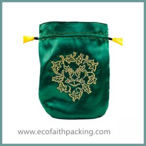 Cheap embroidery satin gift bag promotional bag for sale