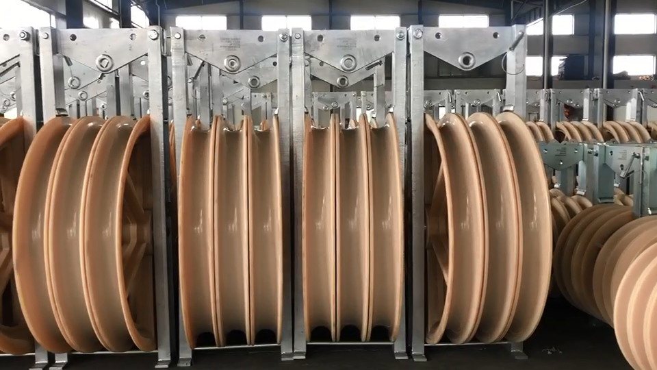 822mm Mc Wheels Cable Stringing Nylon Pulley Block