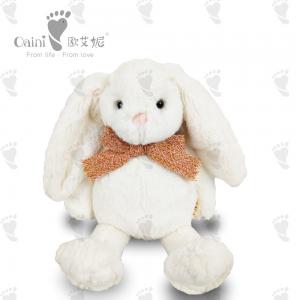 China 24 X 38cm Baby Cotton Small White Bunny Stuffed Animal Earth Friendly on sale
