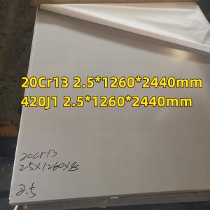 China 420J2 Stainless Steel Sheet Metal  thickness 0.60mm 0.70mm In Stock 1220*2440MM For Knives on sale