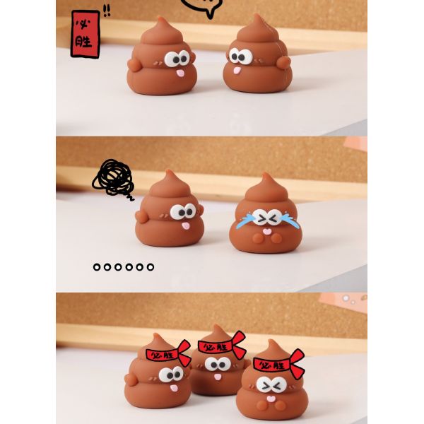 Poop Manual Pencil Sharpener For Kids Kawaii School Office Supplies Gift Mini Silicone Stationery