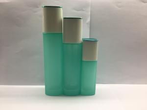 China 40ml Square Glass Cosmetic Bottles Pump Bottles Lotion Container Various Printing and Color on sale