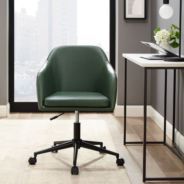 Luxury Aluminum Rotary Hotel PU Leather Chair Customized Hair Salon Makeup Chair