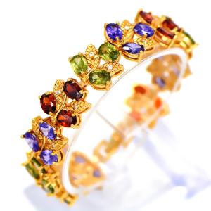 Buy cheap Classic 18K Gold Plated Cubic zirconia Bracelet & bangles factory wholesale high from wholesalers
