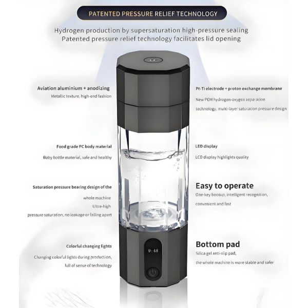 Hydrogen Water Bottle Integrated Suction And Drinking Wholesale