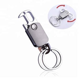 Cheap Multi-functional Design Spinner And Bottle Opener Metal Keychain for sale