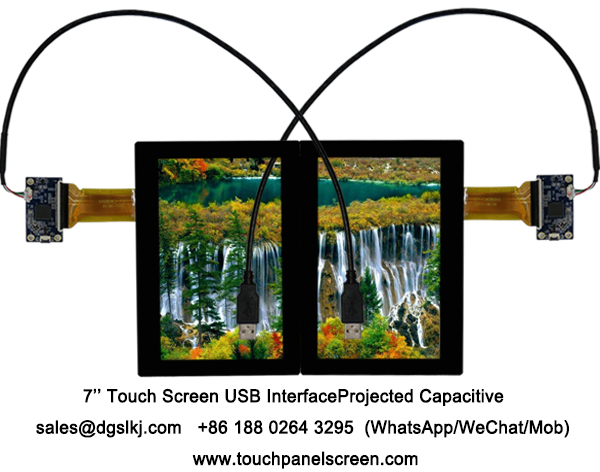 ROHS 7'' USB PCAP Projected Capacitive Smart Home Touch Panel For Appliances