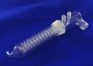 China Fused Silicon Science Lab Glassware Quartz Graham Condenser 99.9% SiO2 Content Anti Corrosion on sale