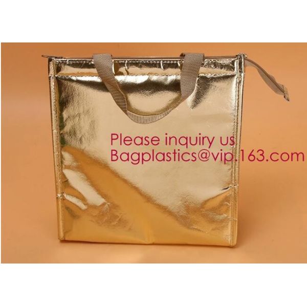 thermal large ice cooler bag/insulated aluminium foil 600D polyester lunch picnic cooler bags,picnic lunch aluminum insu