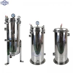 China Stainless Steel Carbon Steel Water Treatment Bag Filter Housing on sale