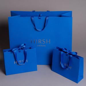 Luxury Famous Brand Jewelry Gift Shopping Bag Custom Print Small Paper Bags With