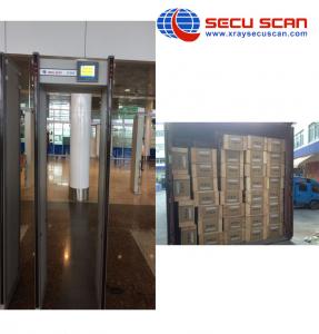 China Airport / Embassy Walk Through Safety Gate / Multi Zone Metal Detector Door on sale