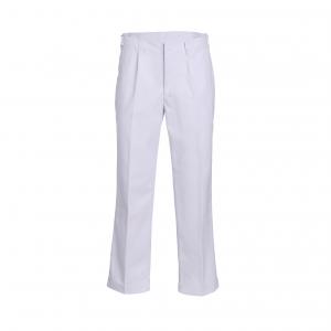 Cheap Insert Pocket Unisex Belt Loop White Chef Pants for sale