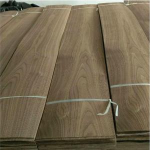 Cheap ISO9001 Walnut Wood Veneer , 1220mm*2440mm Natural Wood Floor Veneer for sale