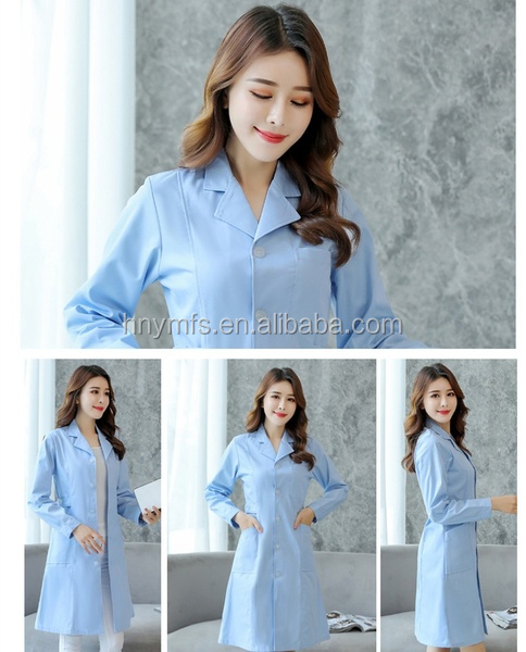 100%cotton Lab Coat Nurse Doctors Para-medical Hospital Uniform Dress short sleeve surgical gown Best Price from China Factory