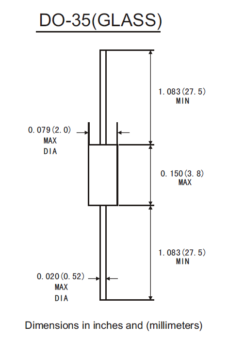 Lightweight Transient Voltage Suppressor Diode Silicon Bidirectional Diac TO-DO35