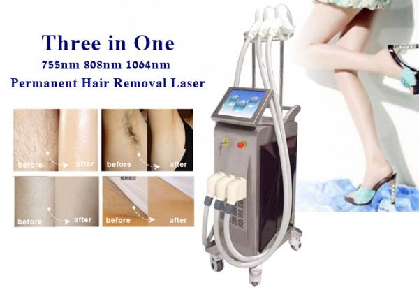 Quality Painless 808nm Diode Laser Hair Removal Machine Full - Automatic Control wholesale