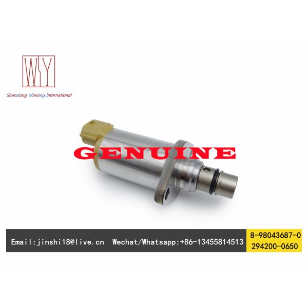 Denso Genuine Suction Control Valve 294200-0650 294200-3650 294009-1221 for Isuzu 8-98043687-0 8980436870 8 98043687 0