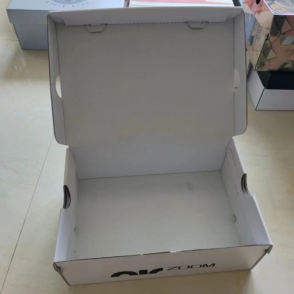 White Shoe Box Cardboard Storage Boxes for Shoe Organization Packaging