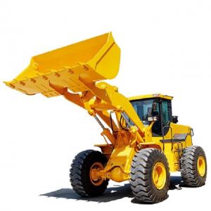 Cheap 4WD Mini Backhoe Wheel Loader 3200mm Dumping Height Automatic Transmission for sale