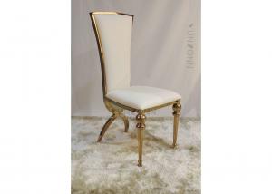 China Big Luxury Wedding Chairs For Bride And Groom Chair Cross Back Legs on sale